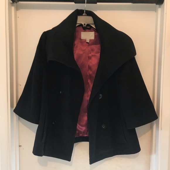 Old Navy black Pea Coat - Picture 2 of 8
